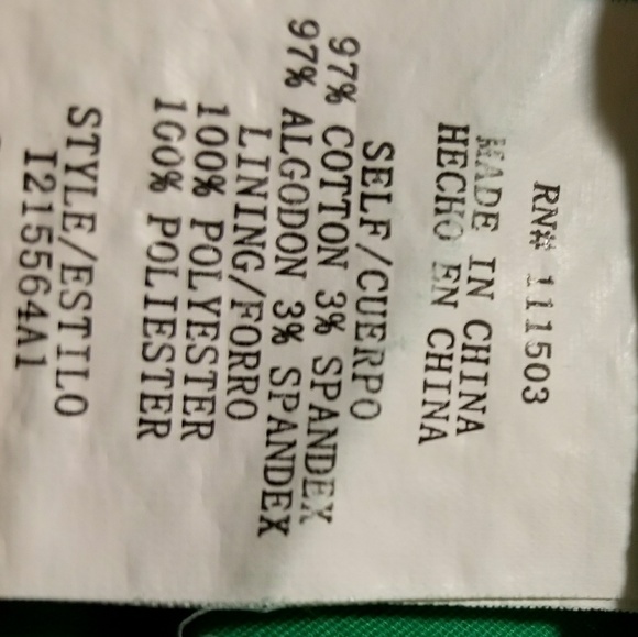 GREEN Strapless mini dress - Picture 4 of 5